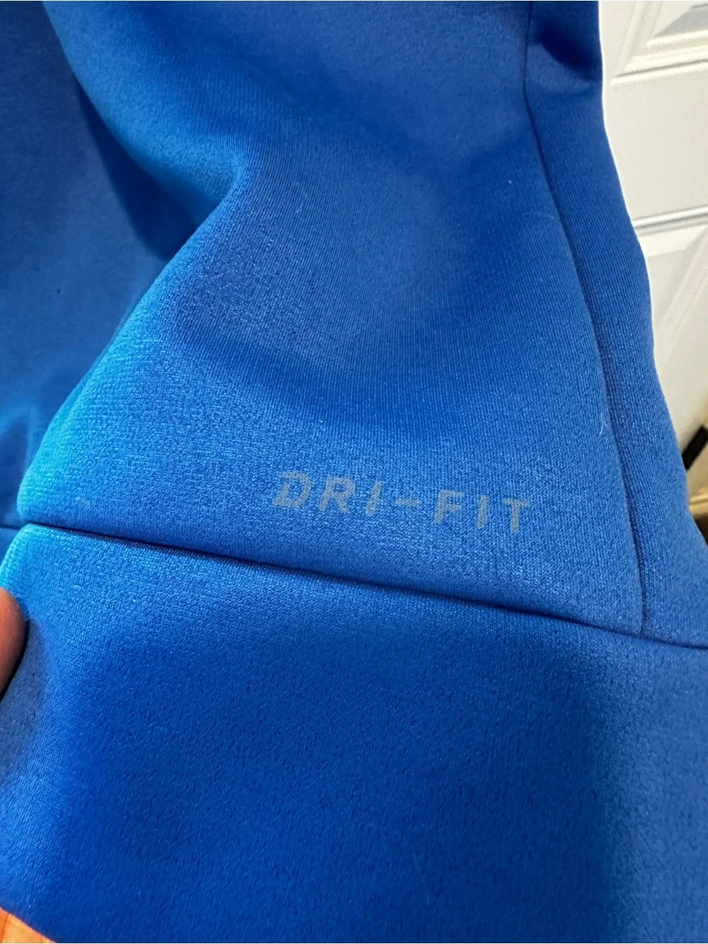 Jordan Air Therma Fleece Pullover Hoodie Blue Dri-Fit Graphic Jumpman